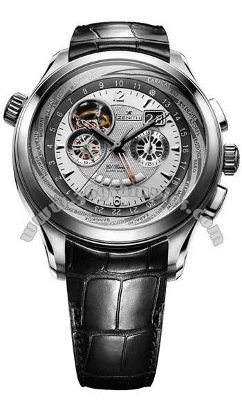 Zenith Grande Class Traveller Multicity Mens Wristwatch 03.0520.4037.01.C492