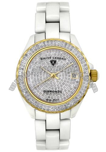 SWISS LEGEND Diamonds Ladies Wristwatch 20052-WWTG