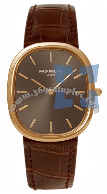 Patek Philippe Golden Elipse Mens Wristwatch 3738-100R