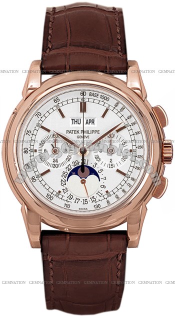 Patek Philippe Chronograph Perpetual Calendar Mens Wristwatch 5970R