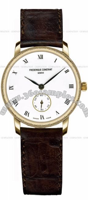 Frederique Constant Classics Quartz Small Second Unisex Wristwatch FC-235E75