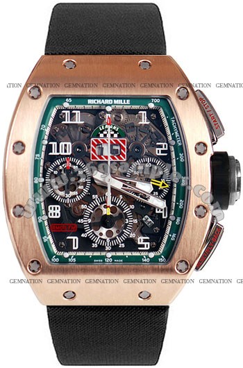 Richard Mille RM 011 Felipe Massa Flyback Chronograph Mens Wristwatch RM011-RG