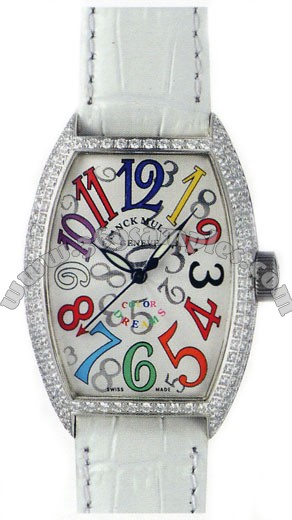 Franck Muller Mens Small Cintree Curvex Large Mens Wristwatch 5850 SC COL DRM O-3