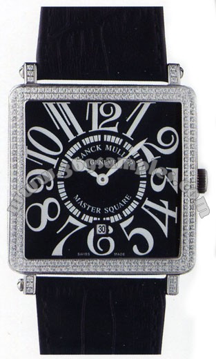 Franck Muller Master Square Mens Large Unisex Wristwatch 6000 H SC DT R-17