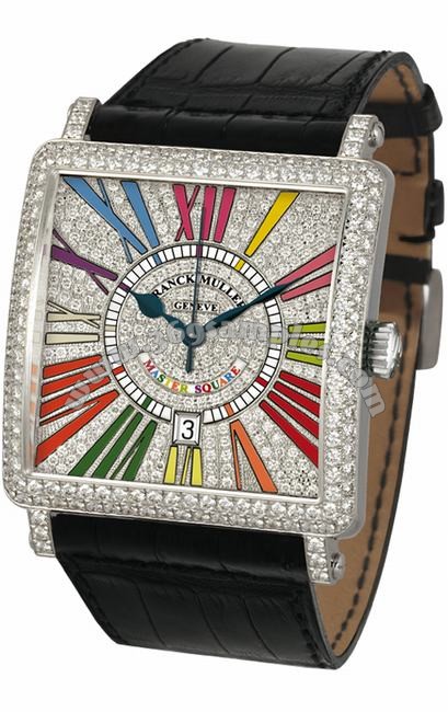 Franck Muller Master Square Large Ladies Ladies Wristwatch 6000 K SC DT COL DRM R D CD