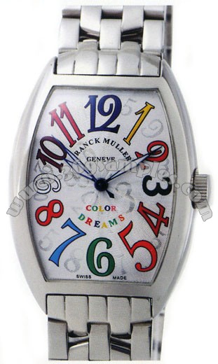 Franck Muller Mens Medium Cintree Curvex Extra-Large Mens Wristwatch 7851 SC COL DRM-1