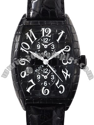 Franck Muller Black Croco Extra-Large Mens Wristwatch 8880MBSCDT BLK CRO